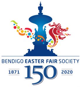 Bendigo Easter Fair Society 150 Years Logo